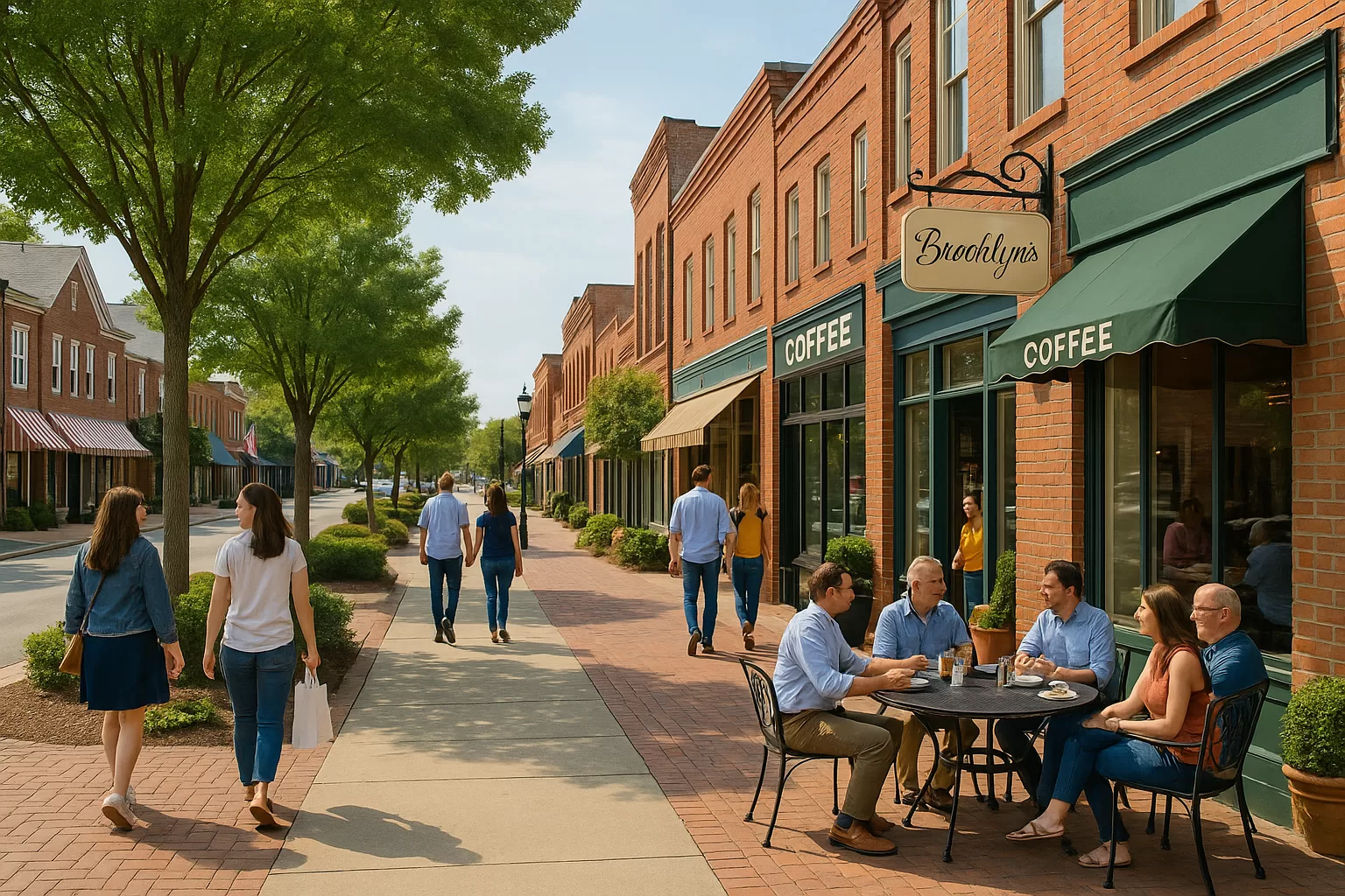 Healthy Downtown Retail